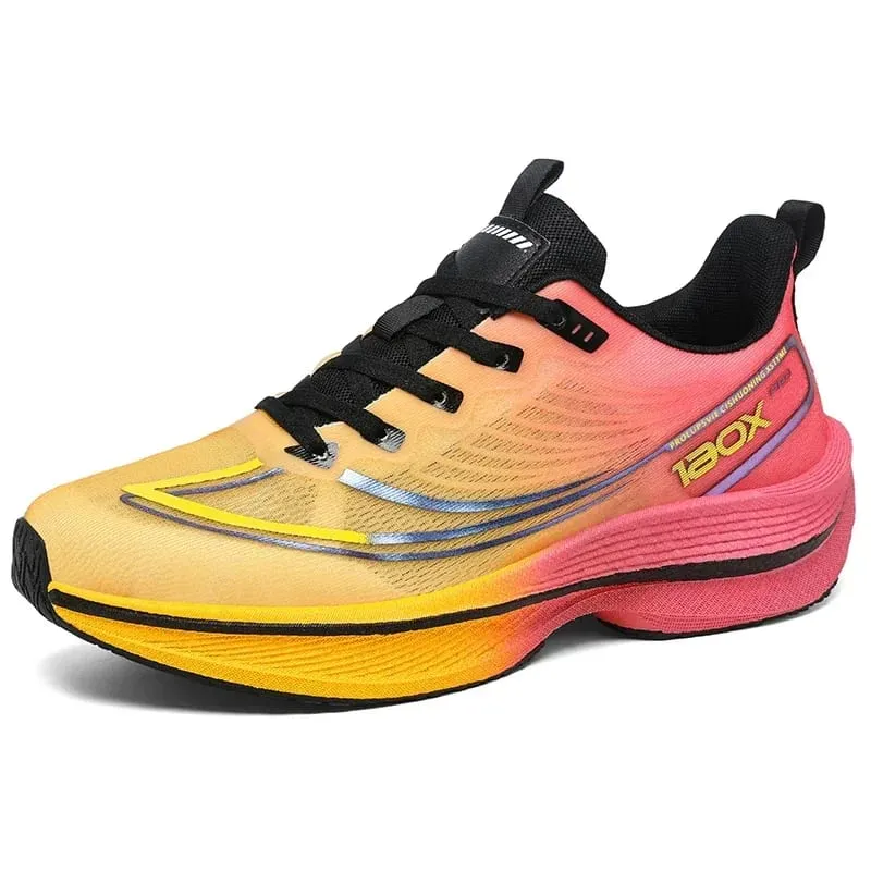 Men's Professional Running Shoes Ultra Lightweight Cushioning Sneakers Breathable Athletic Walking Sport Shoes