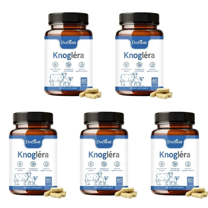 Docteat Knoglera MSM Joint Support Capsules Joint Comfort Cartilage Health and Joint Flexibility for Daily Mobility 60 Capsules