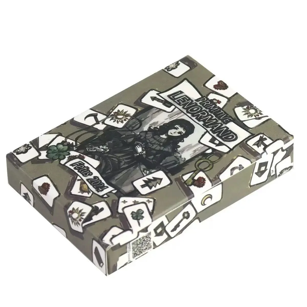 42 Stück anfängerfreundliche Lenormand-Karten, Primitives Lenormand-Deck, Rana-System, 9 x 6 cm