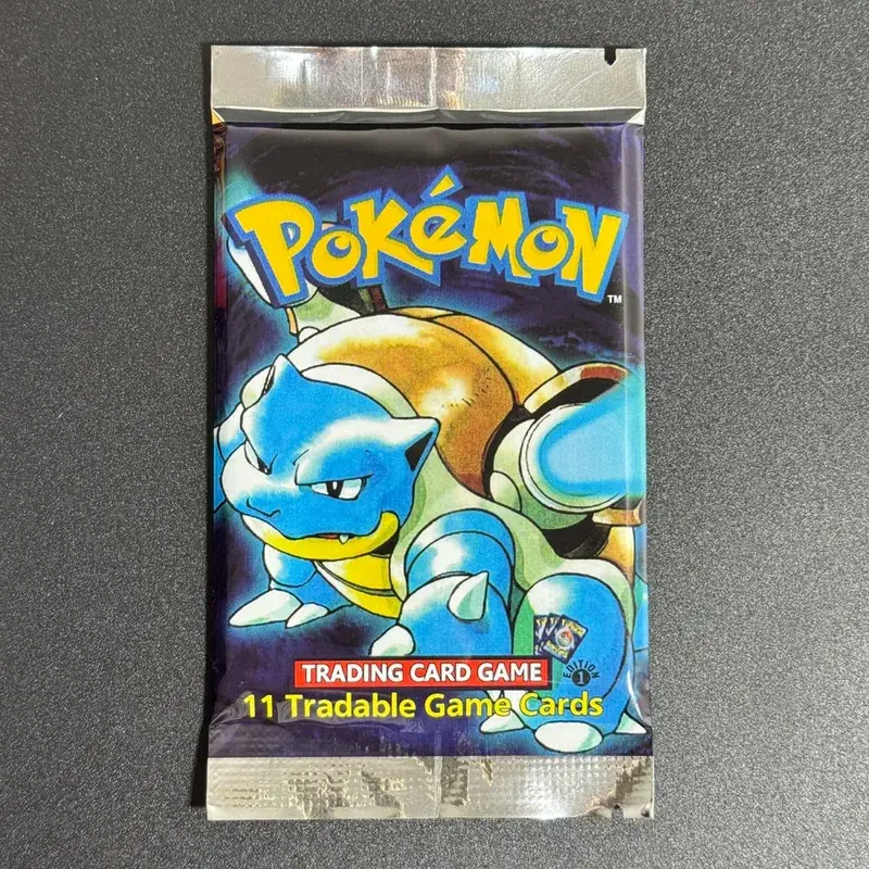Whole pack PKM 1st Edition Booster Pack PTCG Proxy Cards for Base Set Pack Charizard Blastoise Venusaur TCG Cards 11pcs/Pack Toy