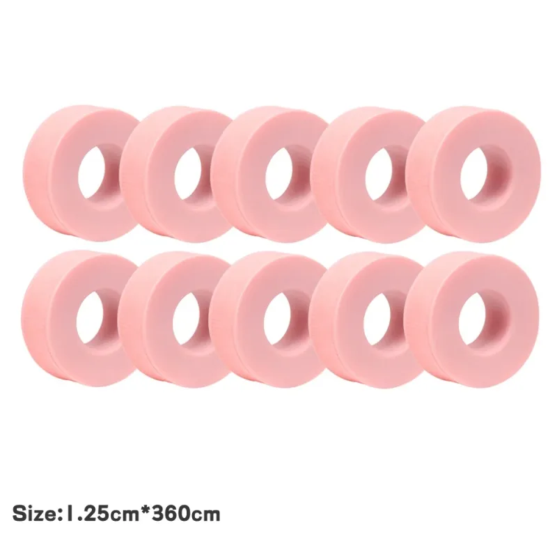 5/10Rolls Silicone Gel Tape for Lash Extensions Non-Woven Breathable Sensitive‑Skin Under‑Eye Patch Lash Tape Makeup Tool Supply