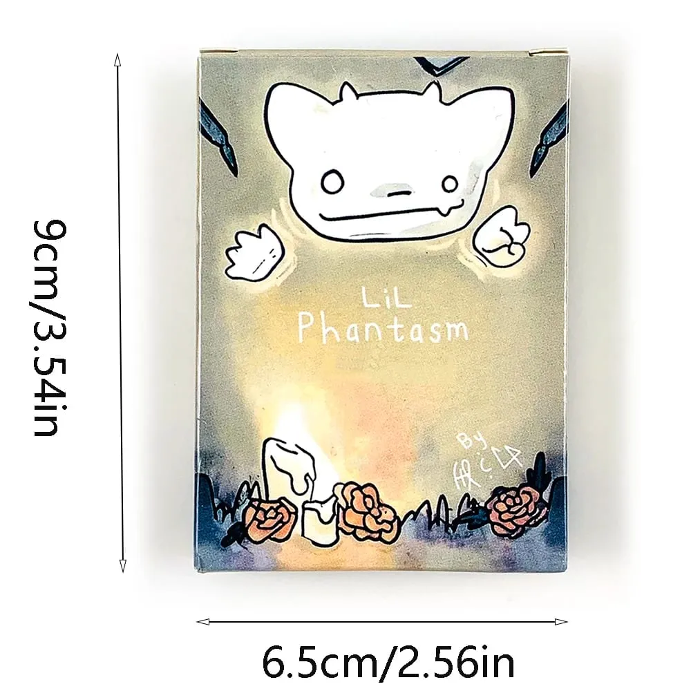 Lil Phantasm Lenormand Oracle Deck 36 Cute Ghost-Themed Oracle Unique Artistic Fortune Telling Cards Game Halloween Games