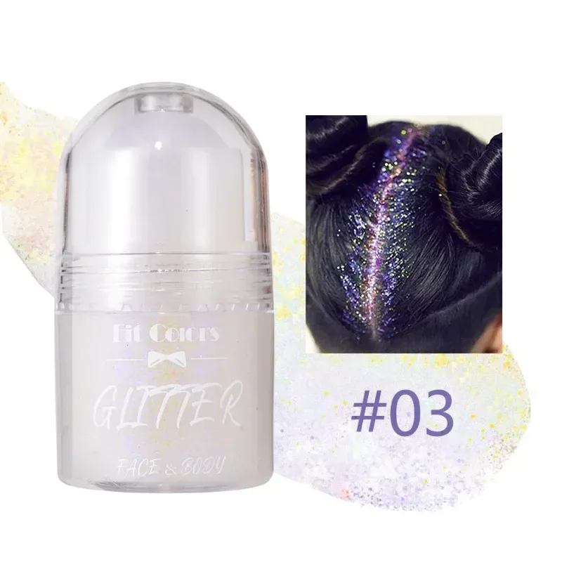 Sparkling Sequins Glitter Gel Face Body Eye Painting Shine Liquid White Silvery Pearl Gloss Eye Brighten Stage Makeup Decoration — image 8
