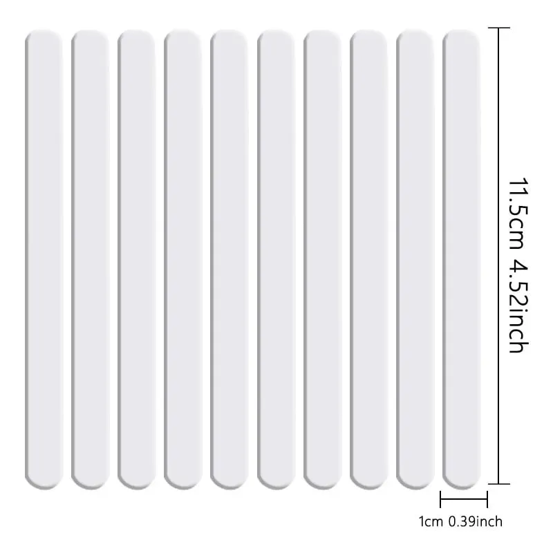 Food Grade Acrylic Ice Cream Sticks 10pcs/set Colorful Light Popsicle Stick Stirring Rod Distinguishing Labels Kitchen Tools — image 18