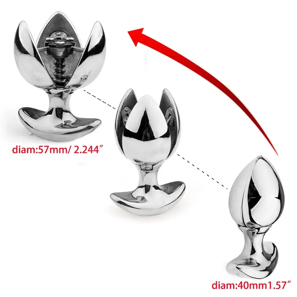 Metall Anal Plug Bunte Vestibular Homosexuell Masturbation Plugs G-punkt Stimulation Cunnilingus Ausbreitung Kann Geöffnet Werden Sex Spielzeug 18 +
