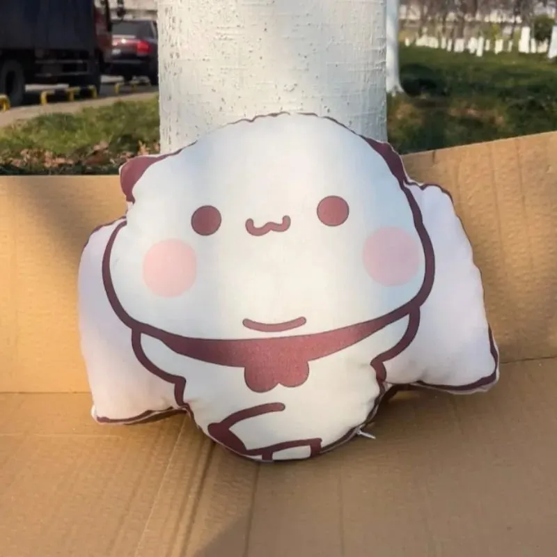 New Cute Bubu Panda Throw Pillows Kawaii Anime Yier Plush Pillows Sleeping Companion Pillow for Friends Home Decor Couple Gift