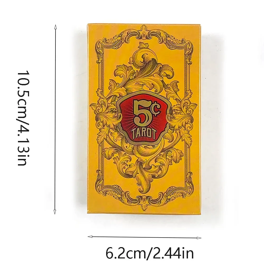 5 Cent Tarot Cards 78Pcs Vintage Retro Tarot Deck Divination Borad Game Cards Game for Tarot Reading Beginner — image 6