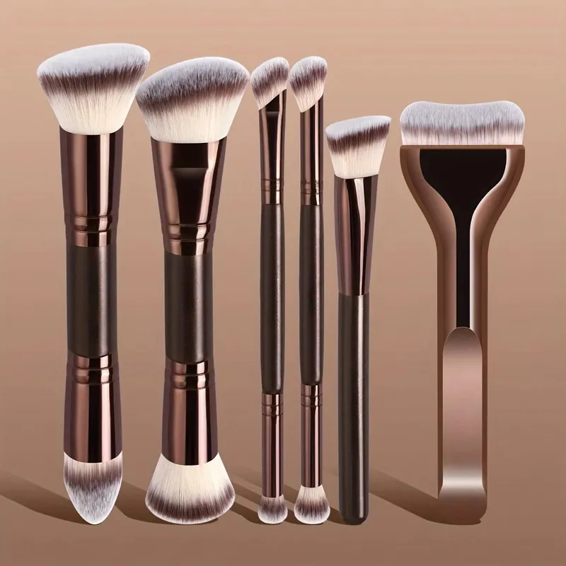 6/7/11PCS Professional Makeup Brush Set Foundation Concealer Powder Eyeshadow Blush Kabuki Blending Brushes