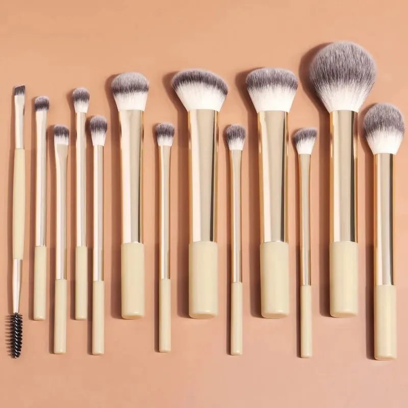 13 Piece Soft Fluffy Makeup Brush Set Foundation Make-Up Concealer Powder Eye Shadow Powder Blusher Facial Beauty Tool