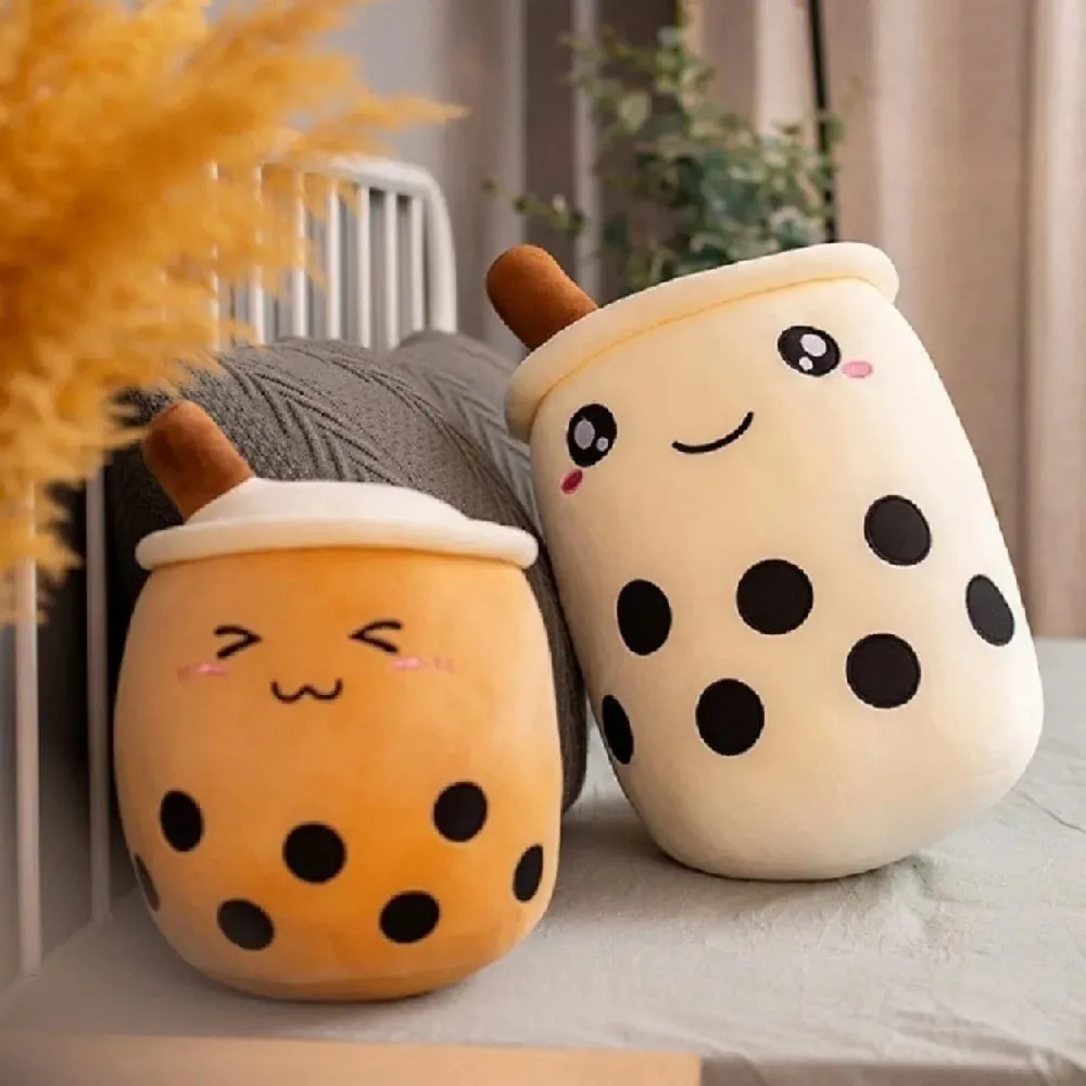 Nový 25/35 cm Bubble Tea Polštář Soft Cushion Polštář Boba Polštář Home Decor