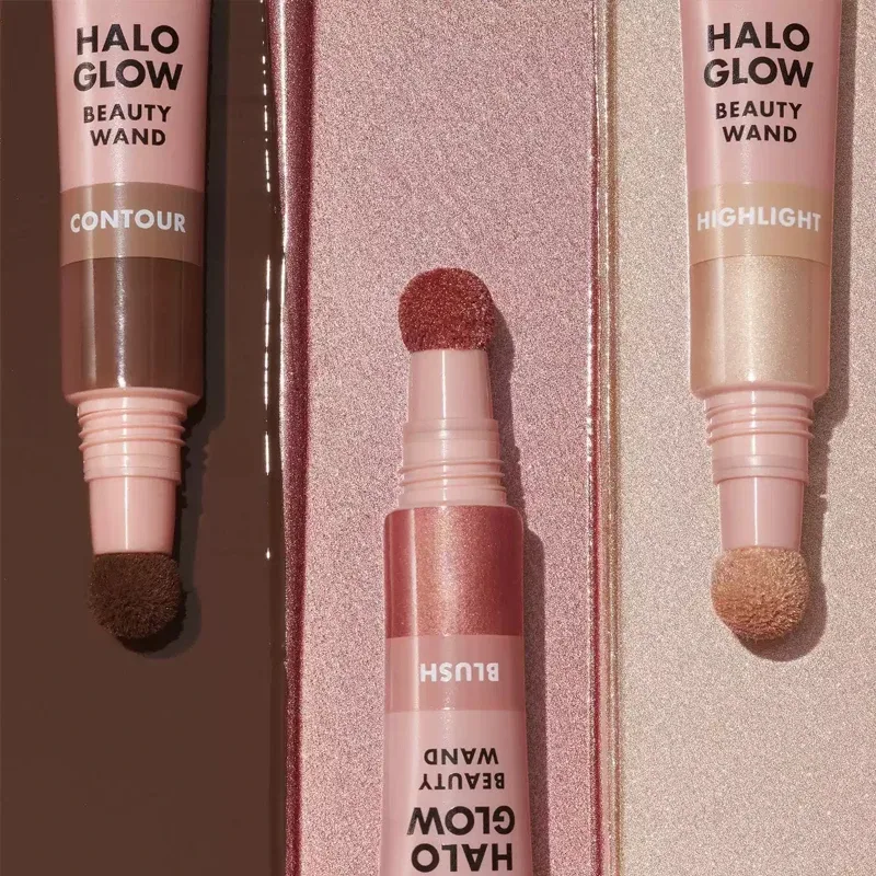 Elf Halo Glow Blush Contour liquide Blush bâton pour ombres définies mat lueur apprêt Base hydratante minimisant les pores