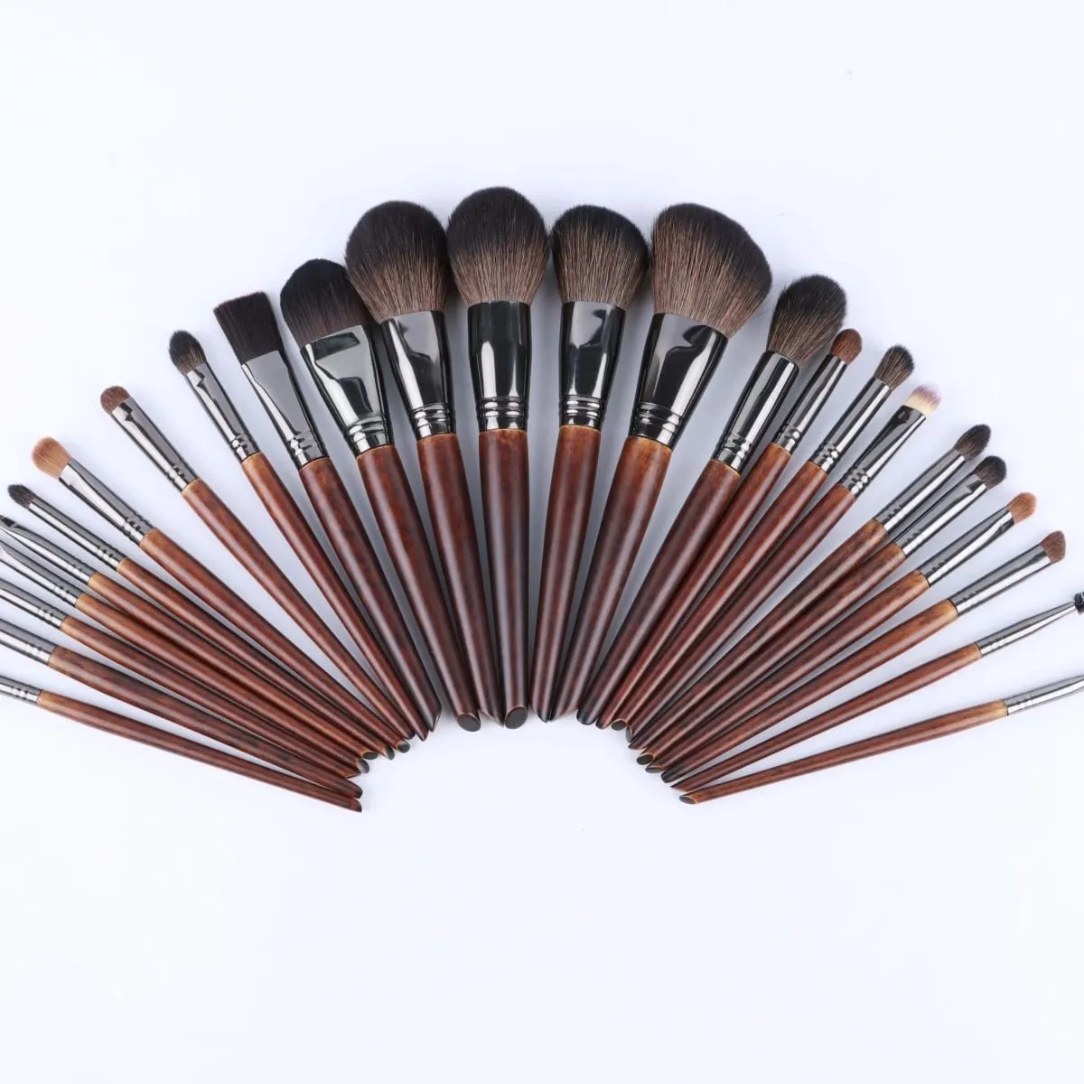26Pcs Professional Makeup Brushes Set Animal Hair Foundation Eyeshadow Blending Blush Powder Brushes Cosmetic Tools Kit