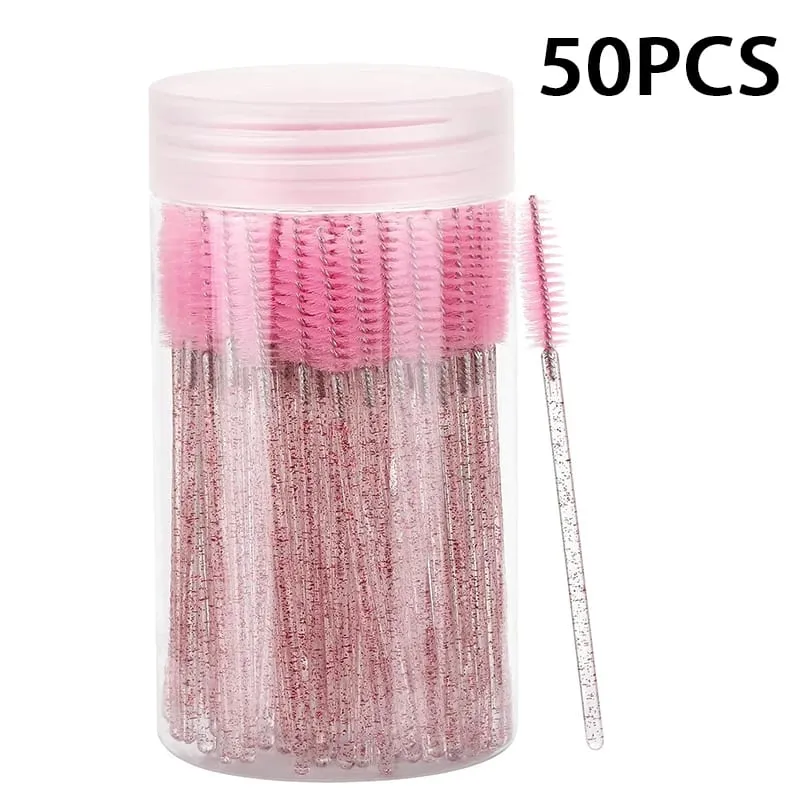 50/150PCS Disposable Eyelash Brush Mascara Wands Eyebrow Brush Makeup Applicator for Eyelash Extension Beauty Tools