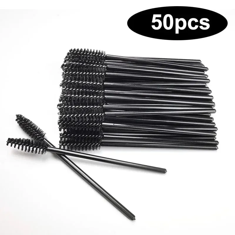 Wholesale 50/1000/2000pcs Spoolies Brush Mascara Wands Wholesale Eyebrow Lash Cleaning Brushes Applicator Makeup Tools Eyelash