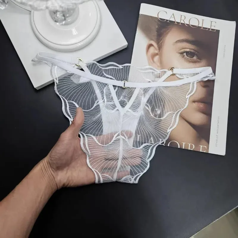 Pure Desire Christmas Minimizer Bra Sheer Mesh Large Bust Adjustable Soft Wires Anti-Sagging Elegant Lingerie UK Sizes MOYISU AB