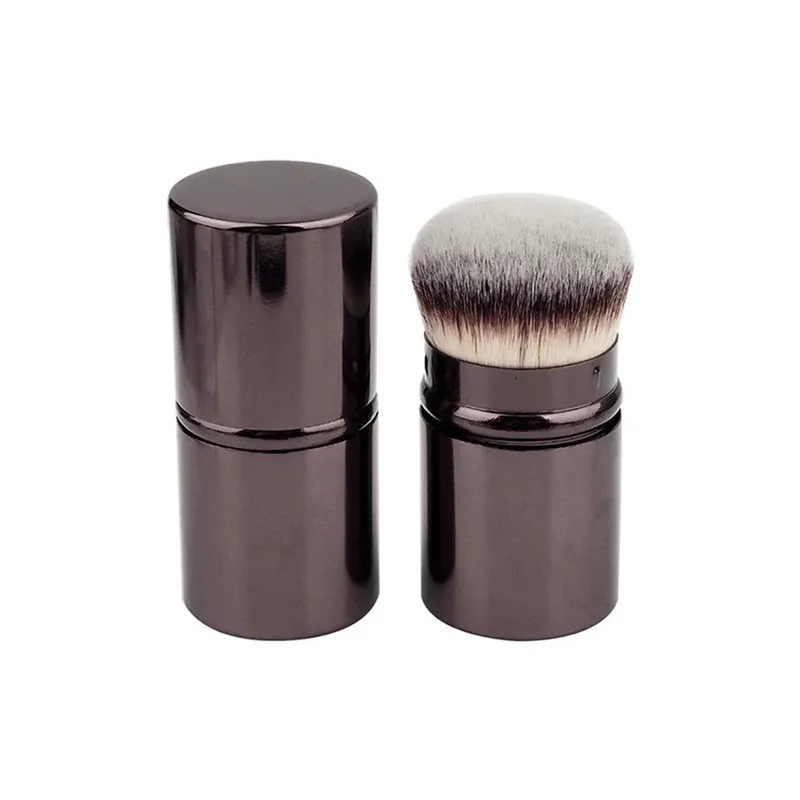 1pc Retractable Blush Brush Kabuki Foundation Brush Soft Fluffy Powder Contour Makeup Brushes Portable Makeup Tools