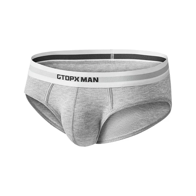 3Pack Summer Single Layer Mens Underwear Low Rise Briefs for Men Elastic Comfort Fit Underpanties Ropa Interior Hombre — image 5