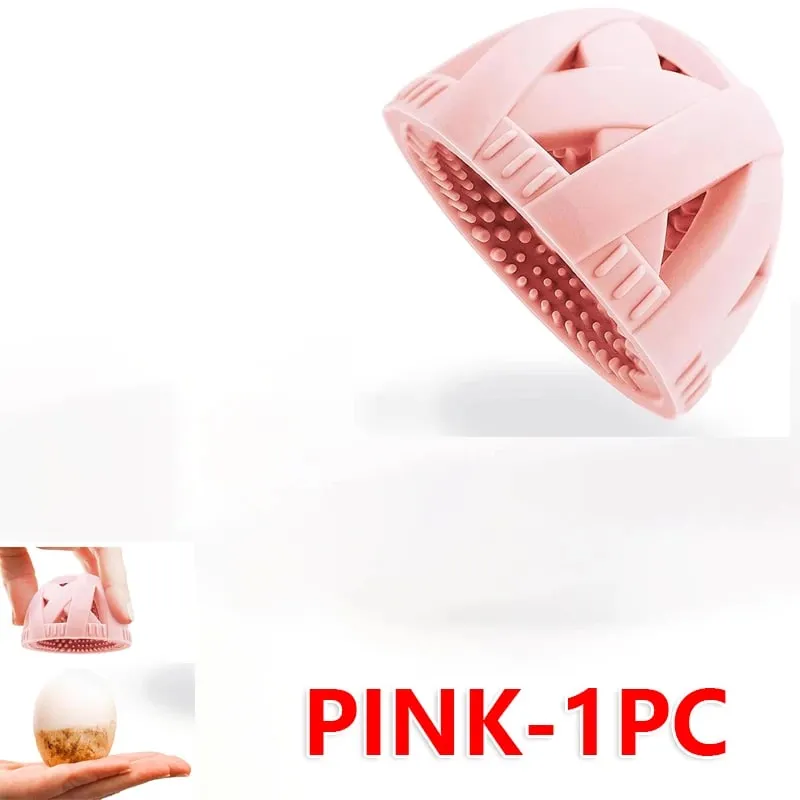 Silikonový kartáč na mytí vajíček Specialized Egg Cleaner Tool Flexibilní myčka potravinářské kvality pro použití v kuchyni z farmářských čerstvých vajec