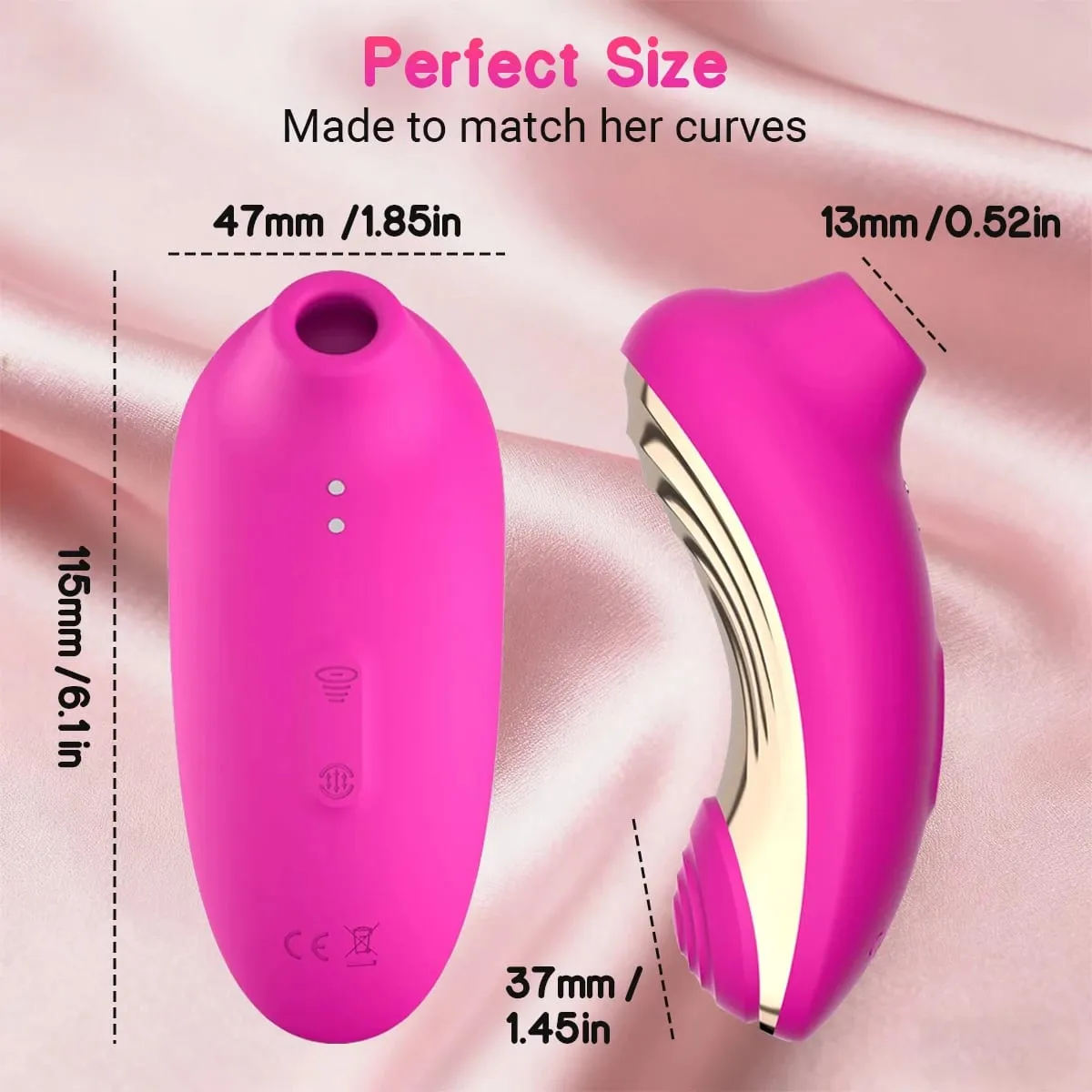 16 Sucking Vibration Modes Sucking Vibrator Female Vagina Massager Clitoris stimulator Vacuum Suction Sex Toys for Women — image 5