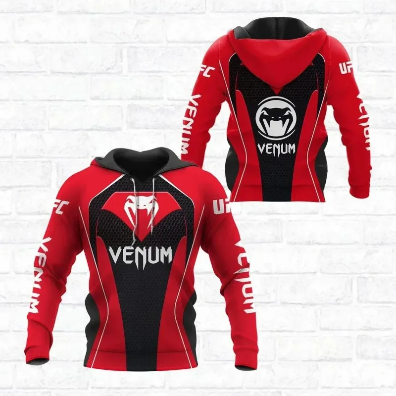 Men's sports hoodies Men's Boxing Suit Wolf Domineering Pattern Suitable For Outdoor Fashion Wearing hoodie Men's Clothing tops