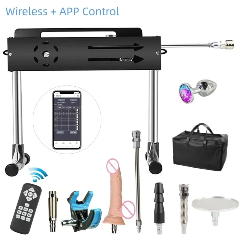 200W Powerful Sex Machine Quite & Intelligent Love Machine Dildos for Women and Men Long Strokes 1-15cm Sex Machine