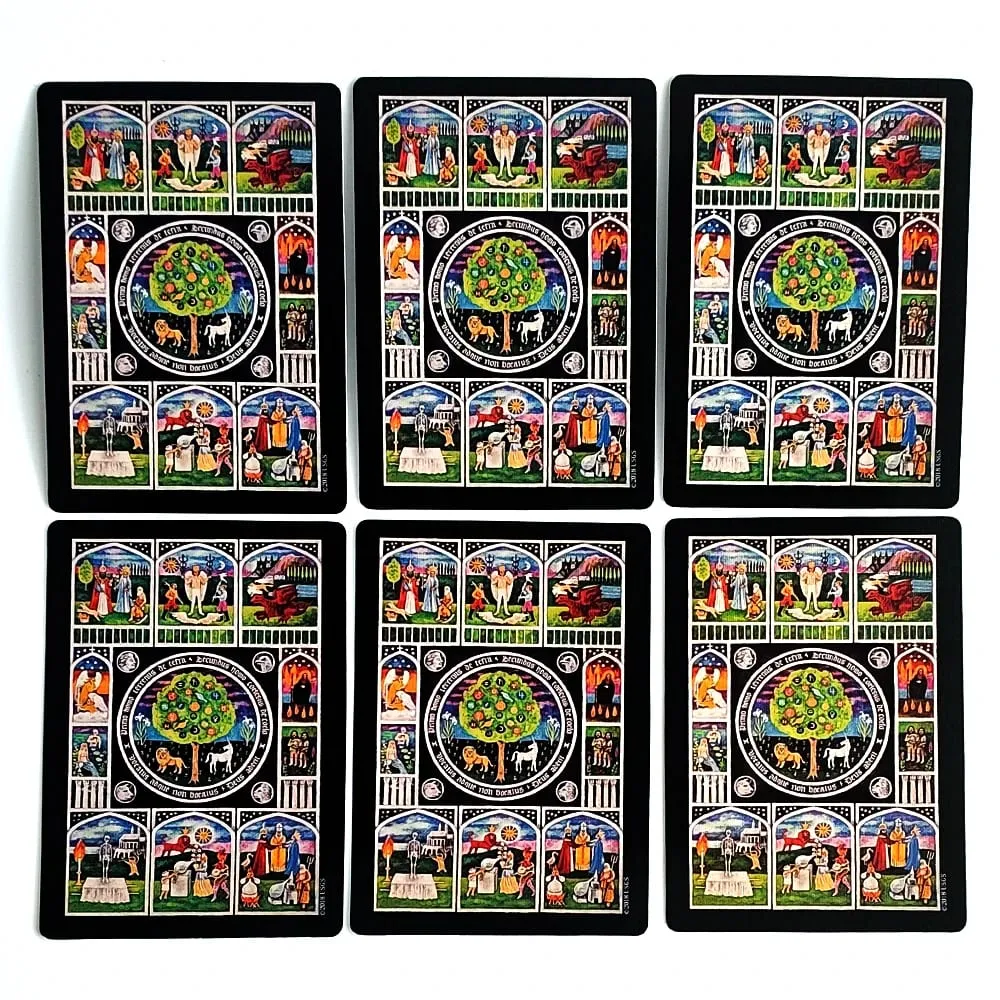 Ang Jungian Tarot Deck sa Rigid Box 78 Double-embossed Card para sa Aktibong Imahinasyon Jung Archetypes Psychology