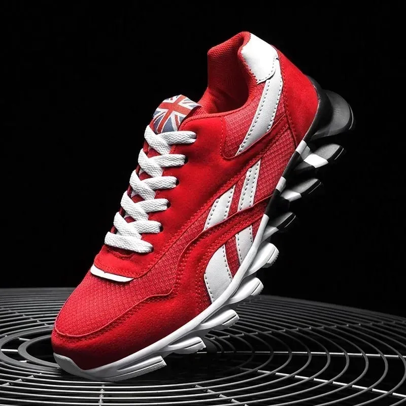 Brand Trend Size 36-48 Men's Wear-resistant Cushioning Thick-soled Fitness Sneakers Outdoor Breathable Running Shoes for Men — image 16