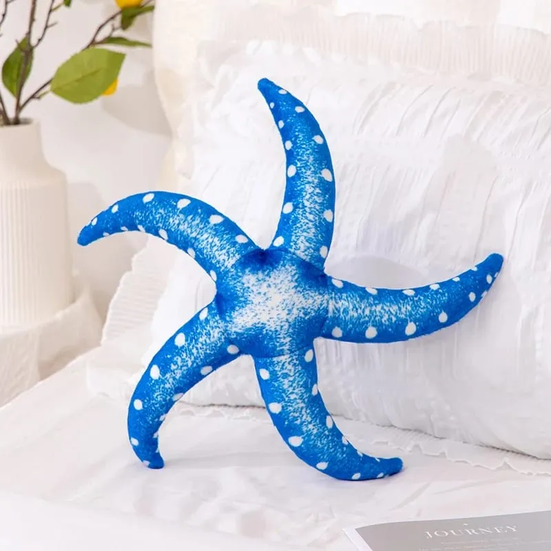 35/40cm Starfish Star Plush Pillow Stuffed Smiling Happy Sky Pillow Colorful Decor Cushion for Sofa Chair Back Support Gift — image 20