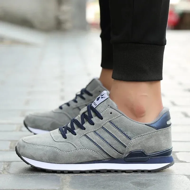 New Artificial Leather Men Causal Shoes Male Spring Men Casual Light Shoes Sneakers Lac-up Flats Breathable Outdoors Shoes