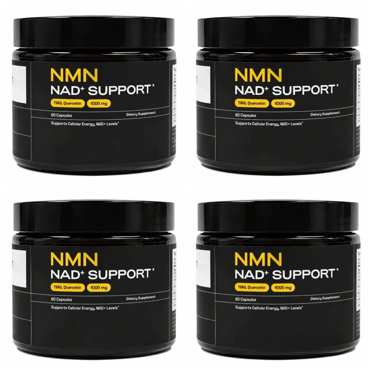 NMN NAD+ Support Capsules 1000mg Supports Cellular Energy Cognitive Health NAD+ Levels with TMG Quercetin 60 Capsules Adults — image 10