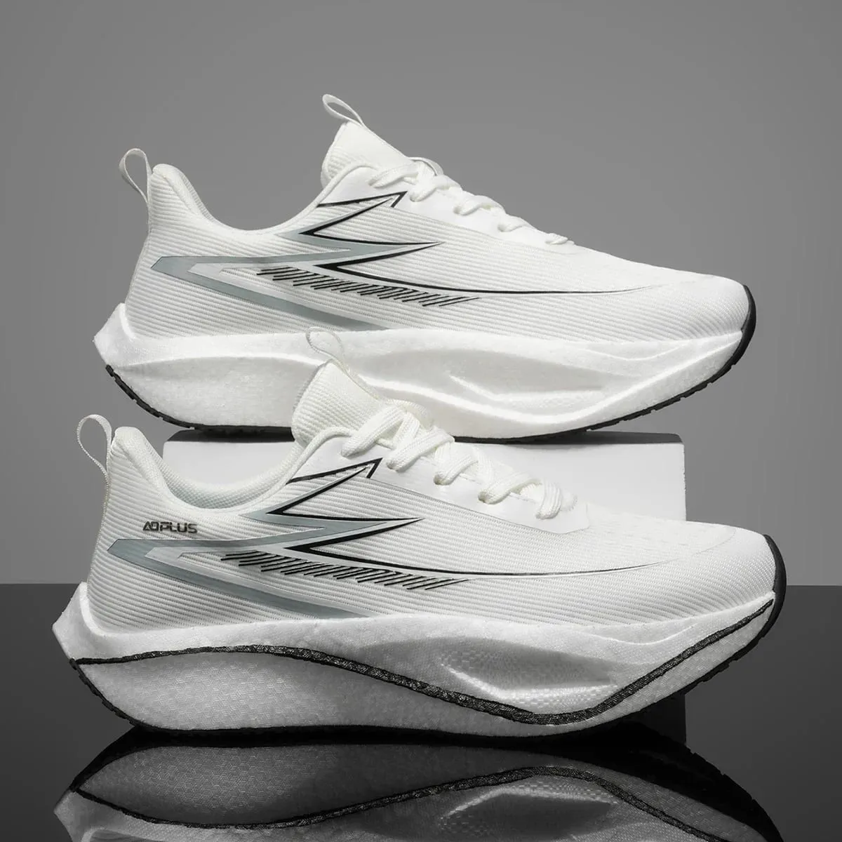 Carbon Plate Marathon Running Shoes Men Women Lightweight Breathable Shock Absorbing Non Slip Sports Athletic Sneakers