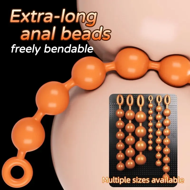 But Plug Silicone Anal Beads Big Anal Plug Tail Anal Big Ball Sextoy Sex Toys Huge Butt Plug Adult Toys Ass Plug — image 2