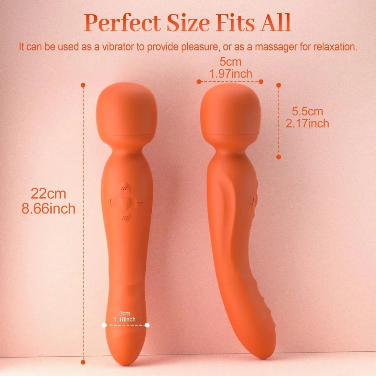 AV Vibrator G-spot Stimulation For Women Massage Stick Masturbation Stimulator Couple Silicone Female Doublehead Adult Sex Toys