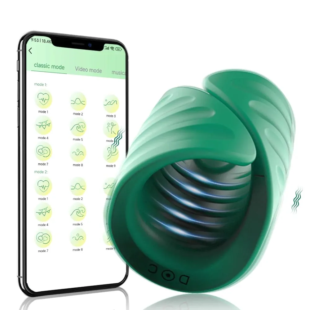 Sem fio app pênis glande masturbador masculino atraso treinador glande estimulador massageador masculino vibrador brinquedos sexuais para homens adultos suprimentos — image 1