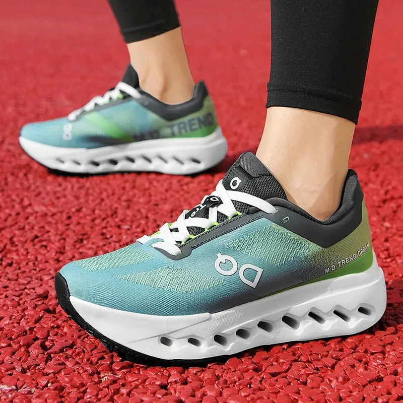 Men Sports Running Shoes Marathon Air Cushion Breathable Lightweight Comfortable Women Outdoor Athletic Sneakers Jogging Tenis