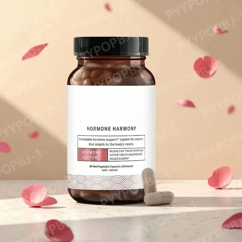 Capsules d'harmonie hormonale avec supplément naturel à base de plantes, soutien au bien-être pour les femmes, soulagement de la ménopause, équilibre hormonal, 72 unités