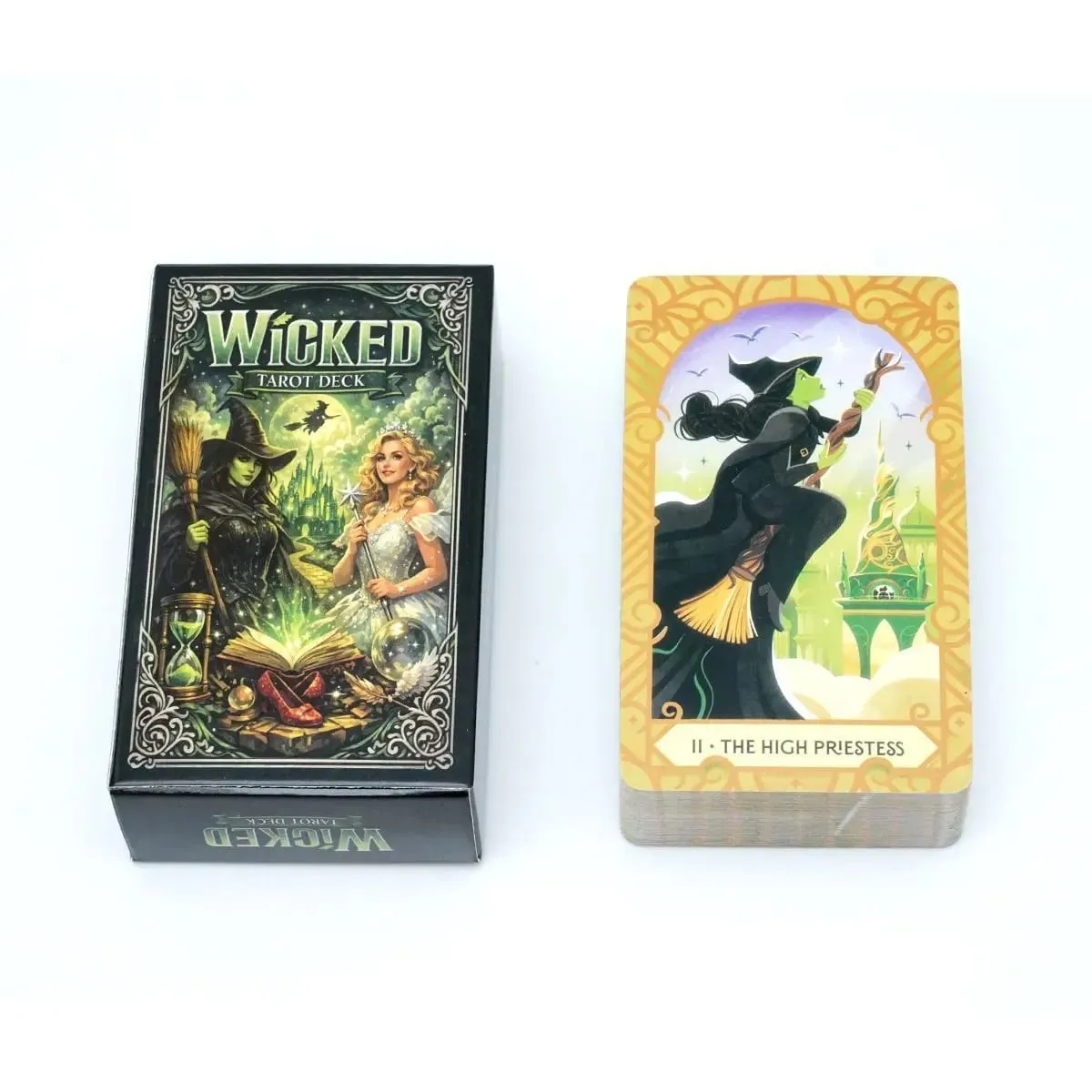 Wicked Tarot Deck – Ensemble complet de 78 cartes de tarot traditionnel, cartes de divination sur le thème fantastique pour débutants et collectionneurs