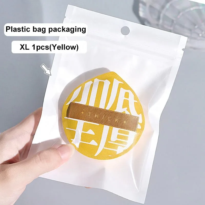 2026 Super Thick Soft Makeup Puffs Large Cotton Velvet Powder Puff Liquid Foundation Sponge Cosmetics Tools Wet Dry Use Puff