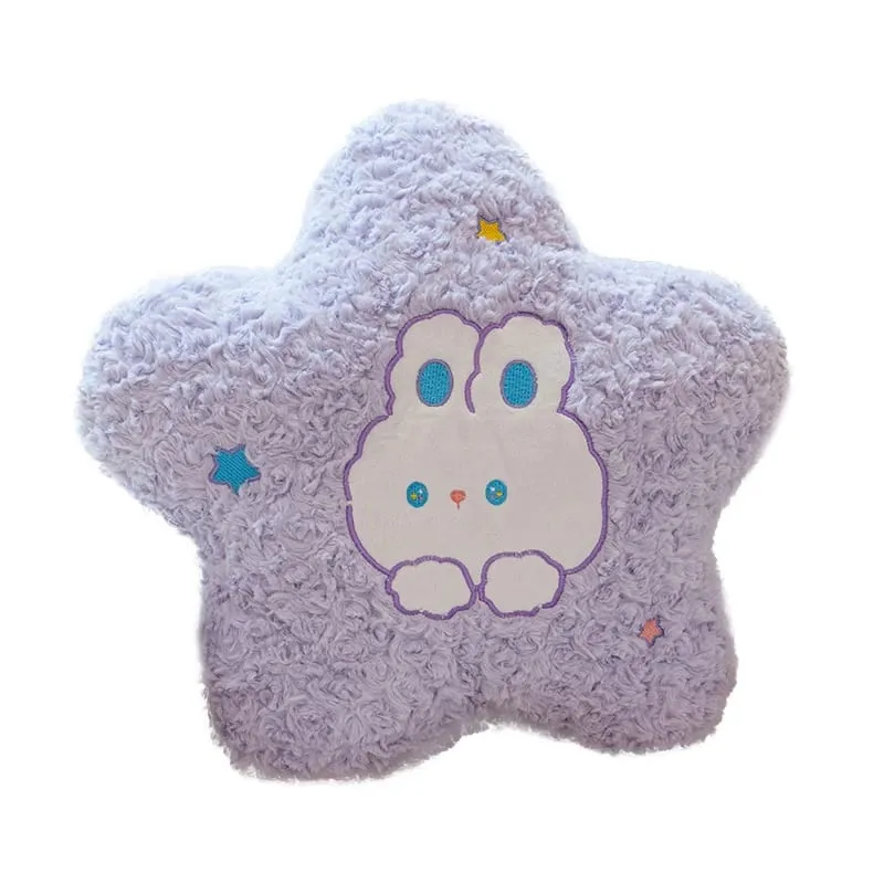 45cm Kawaii Pillow Rabbit Cartoon Star Moon Pillow Cushion Creative Happiness Soft Family Plush Toy Sofa Home Decor Plush Pillow