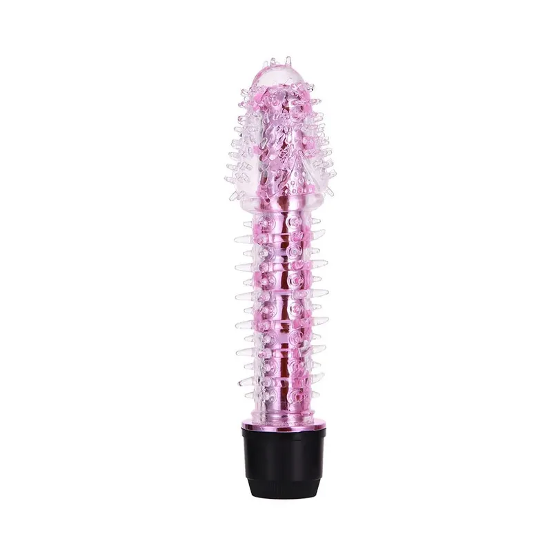 Small Bald Vibrators G-Spot Vibrator for Women Realistic Jelly Dildo with Thorn Dragon Beard Clitoris Stimulator Adult Sex Toys