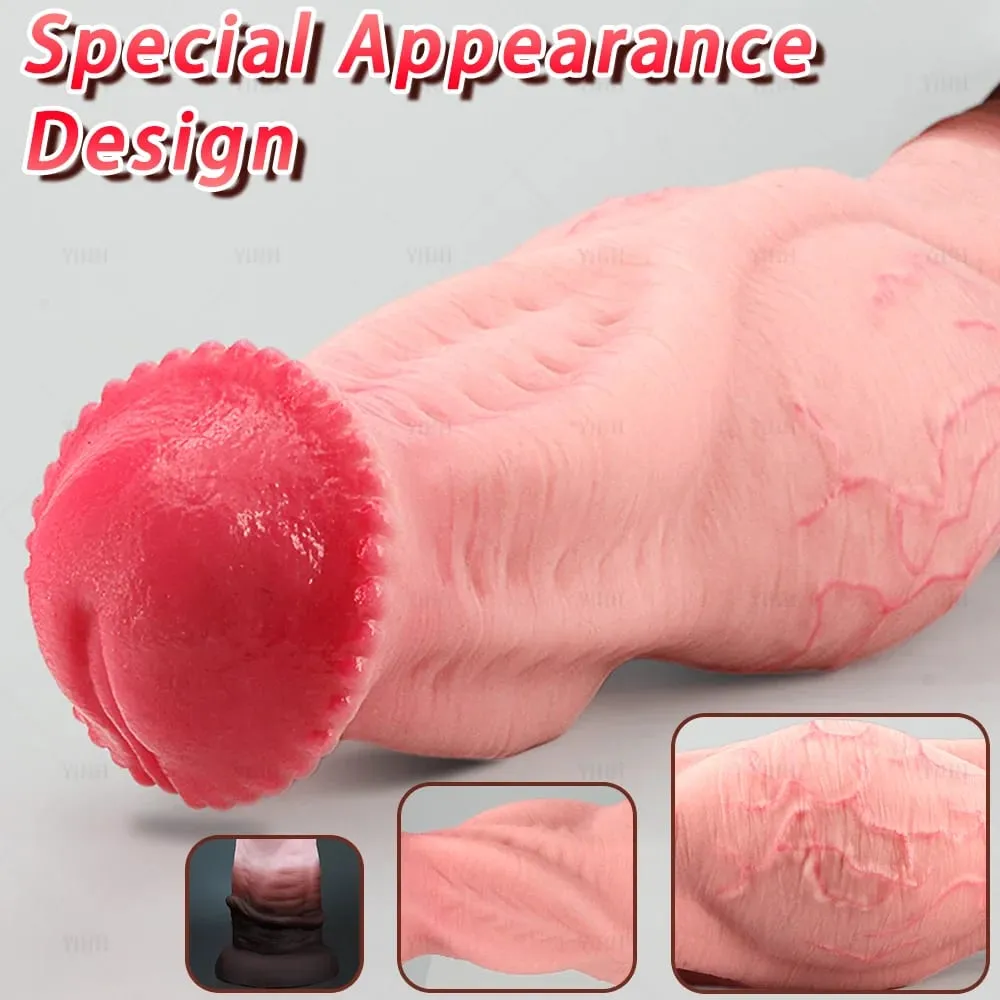 47-95mm Büyük At Yapay Penis Gerçekçi Hayvan Yapay Penis Büyük Anal Plug Kalın Dick Silikon Penis Seks Oyuncakları Consolador Yetişkin Mastürbasyon