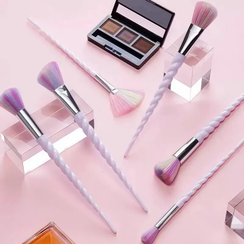 Colorful 10-Piece Makeup Brush Set Crystal Handle Concealer Brushes Beauty Health Cosmetic Tools Make Up Tools