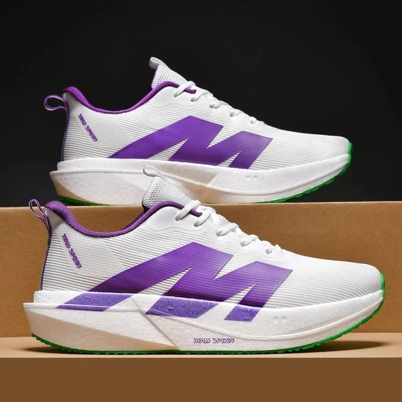 Men Marathon Running Shoes Carbon Board Speciality Sports Breathable Lightweight Women's Comfortable Athletic Sneakers Original