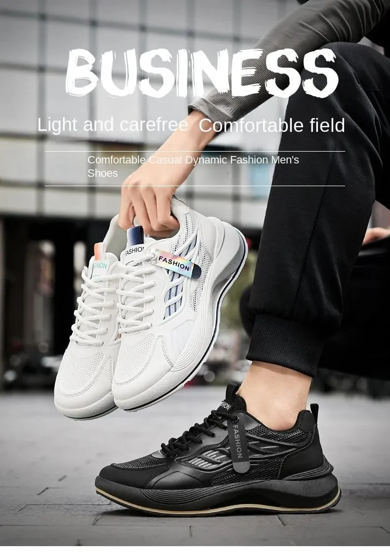 Men Sports Golf Sneakers Waterproof Fashion Casual Outdoor Comfortable Taller Shoes Free Shipping For Height Increase Mens