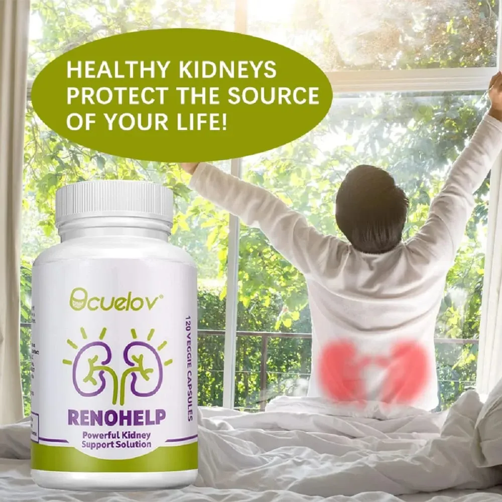 Kidney Health Capsules – Cleanse and Detoxify Promote Kidney Health and Support Bladder and Urinary Tract Health