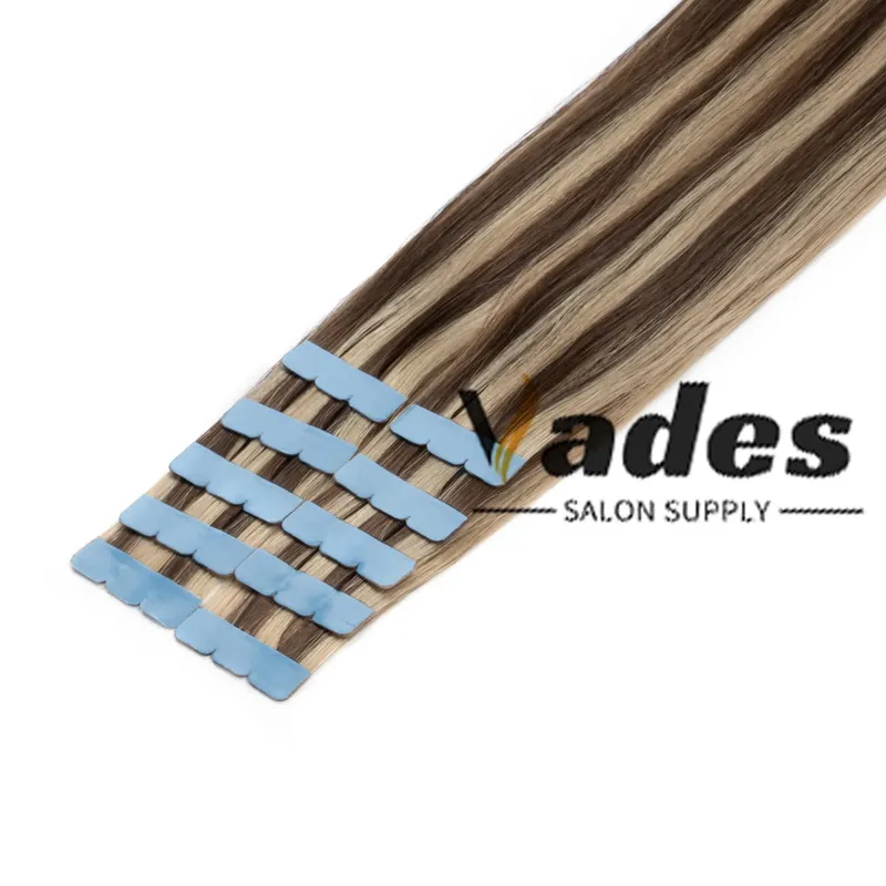Remy Human Hair Mini Tape in Extensions 10Pcs Skin Weft Comfortable Wear for Women adding length boosting hair volume