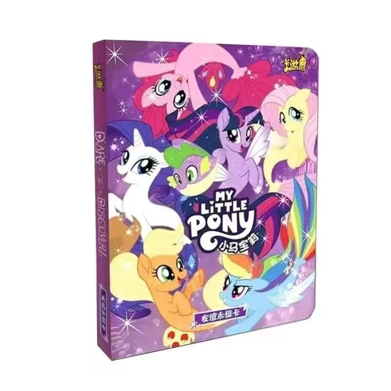 Autentico My Little Pony Amicizia per sempre Luna 12 11 10 Serie Carte da collezione Fluttershy Anime Merchandise Regali