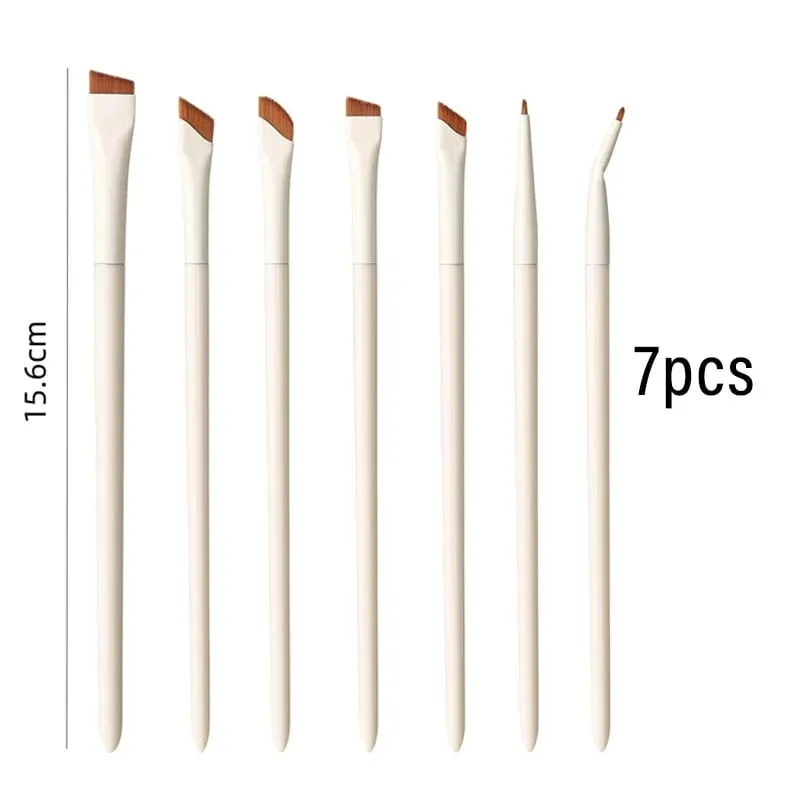 3/7/9 Makeup Brushes Set Blade Eyeliner Brush Eyebrow Brushes Portable Fine Oblique Head Eye Liner Eyebrow Brush Makeup Tool