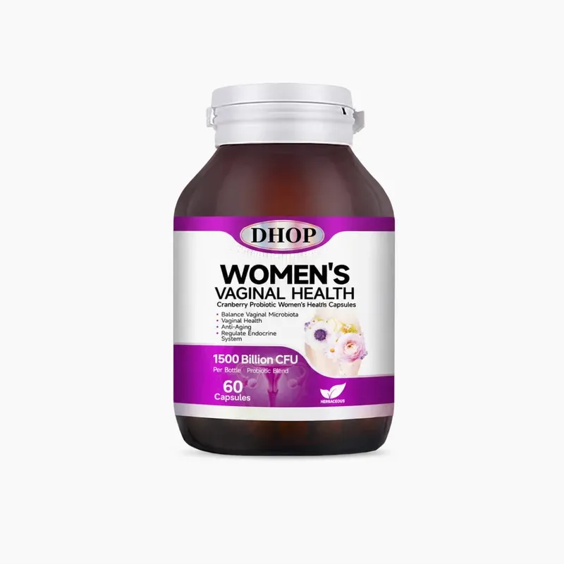 Women Vaginal Health Capsules 60 Count with Multivitamin Probiotic Blend — Support Urinary System Wellness & Balanced Microbiota