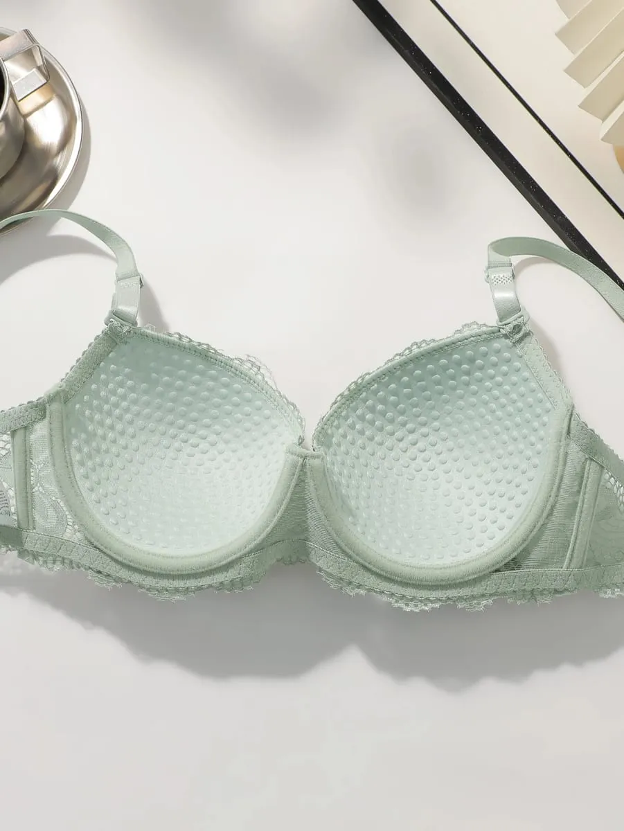 Bestseller Women's Lace Underwire Bra Set with Padded Push Up Cups Sexy Comfortable Lingerie Bikini Set S-XL Viomisha